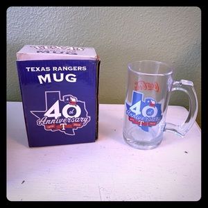 Texas Rangers 40th Anniversary Collector’s Mug